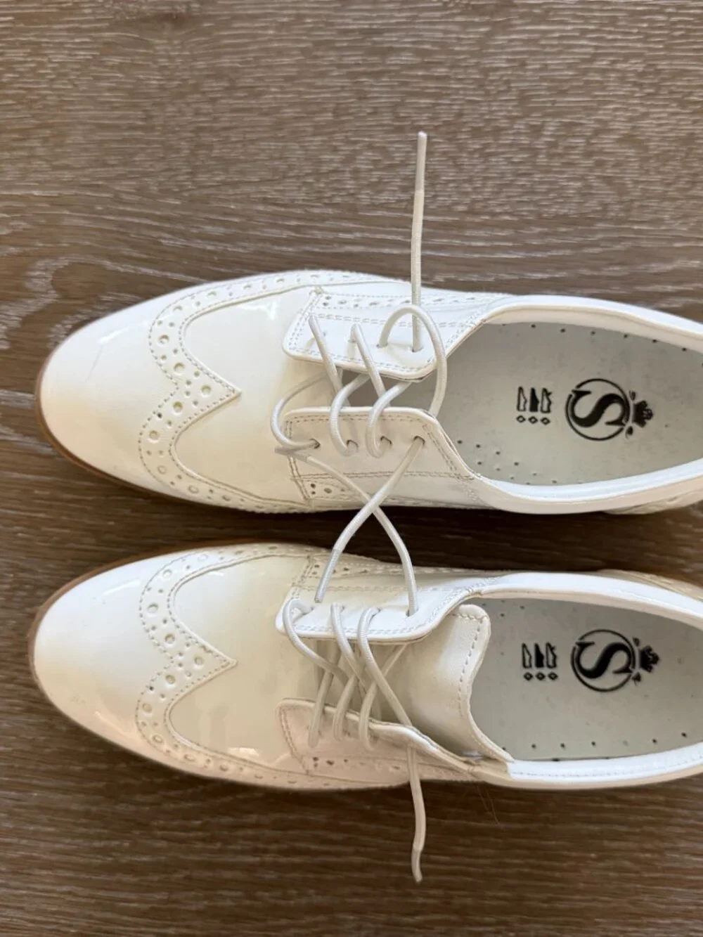 WORN ONCE Boys White Communion dress shoes size EU 33/ US 1.5/2
